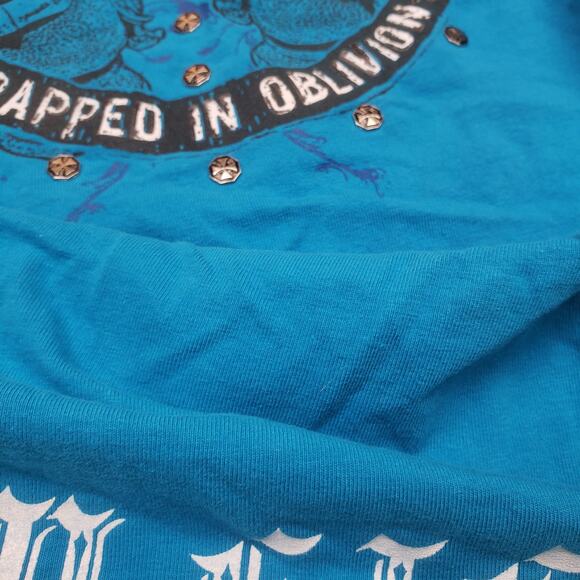 Vintage y2k Blac Label Pink Impure Hearts Womens studded Top M - Picture 12 of 15